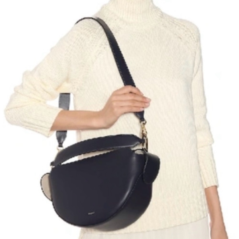 Wandler black leather Yara bag